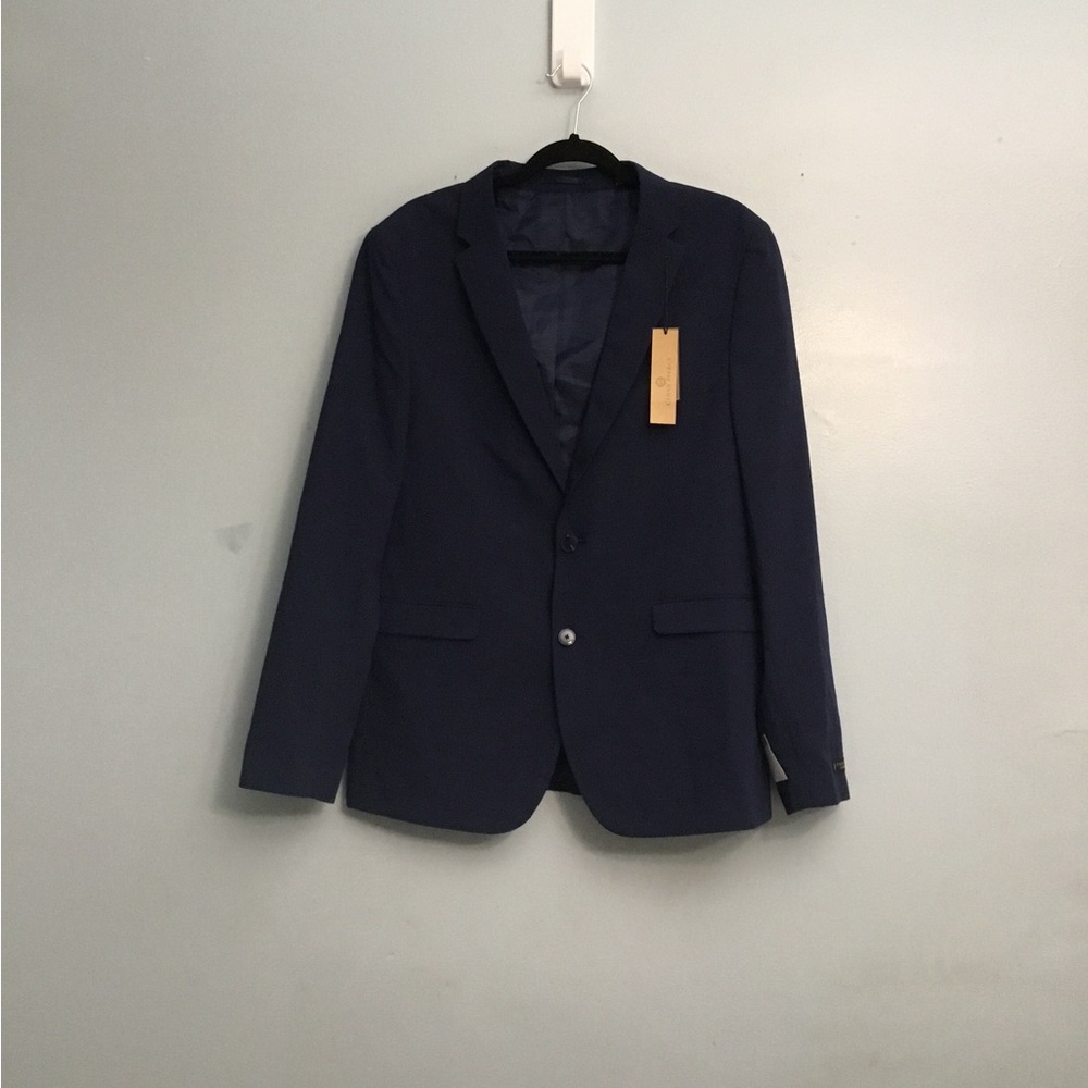 ETHAN PIERCE Men's Classic Navy Blazer